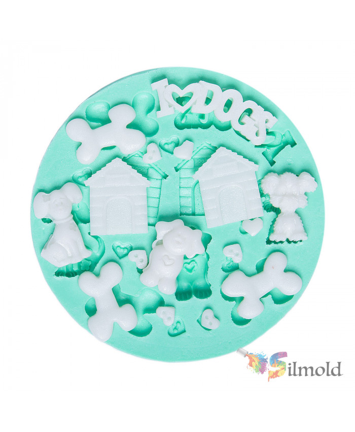 Dog-themed Objects Silicone Mold