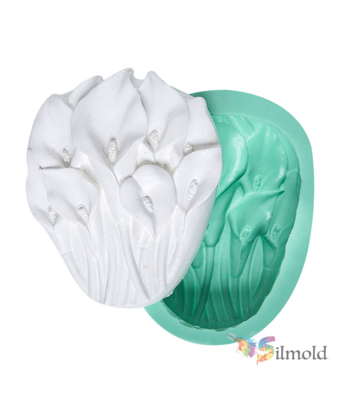 Multiple Lilies Silicone Mold