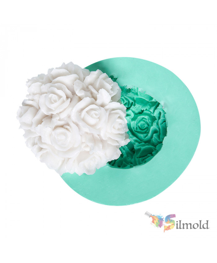 Roses (big) Silicone Mold