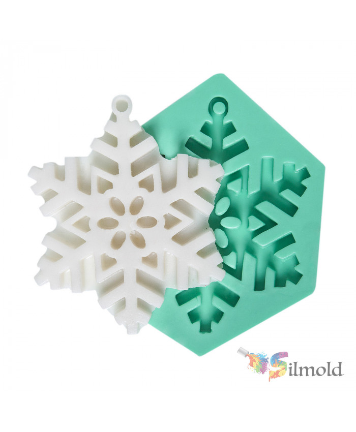 Snow Flake (thin) Silicone Mold