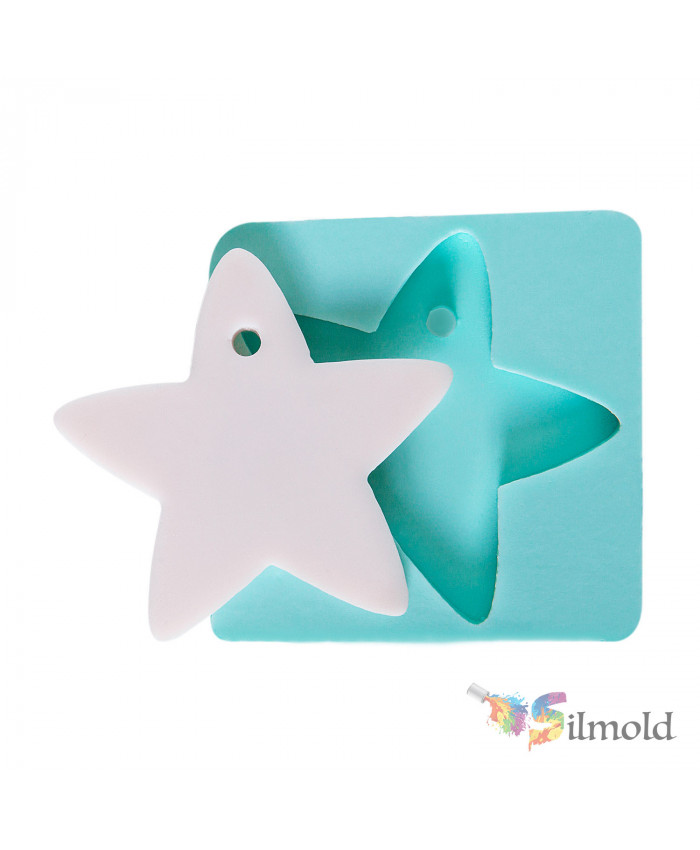 Star Plaque (perforated) Silicone Mold