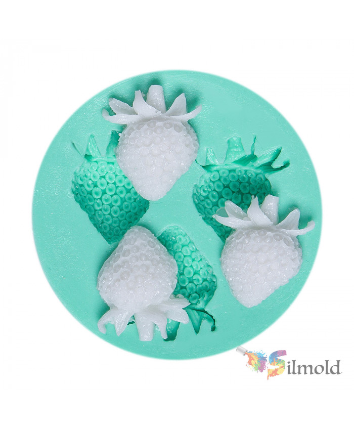 Strawberries (trio) Silicone Mold